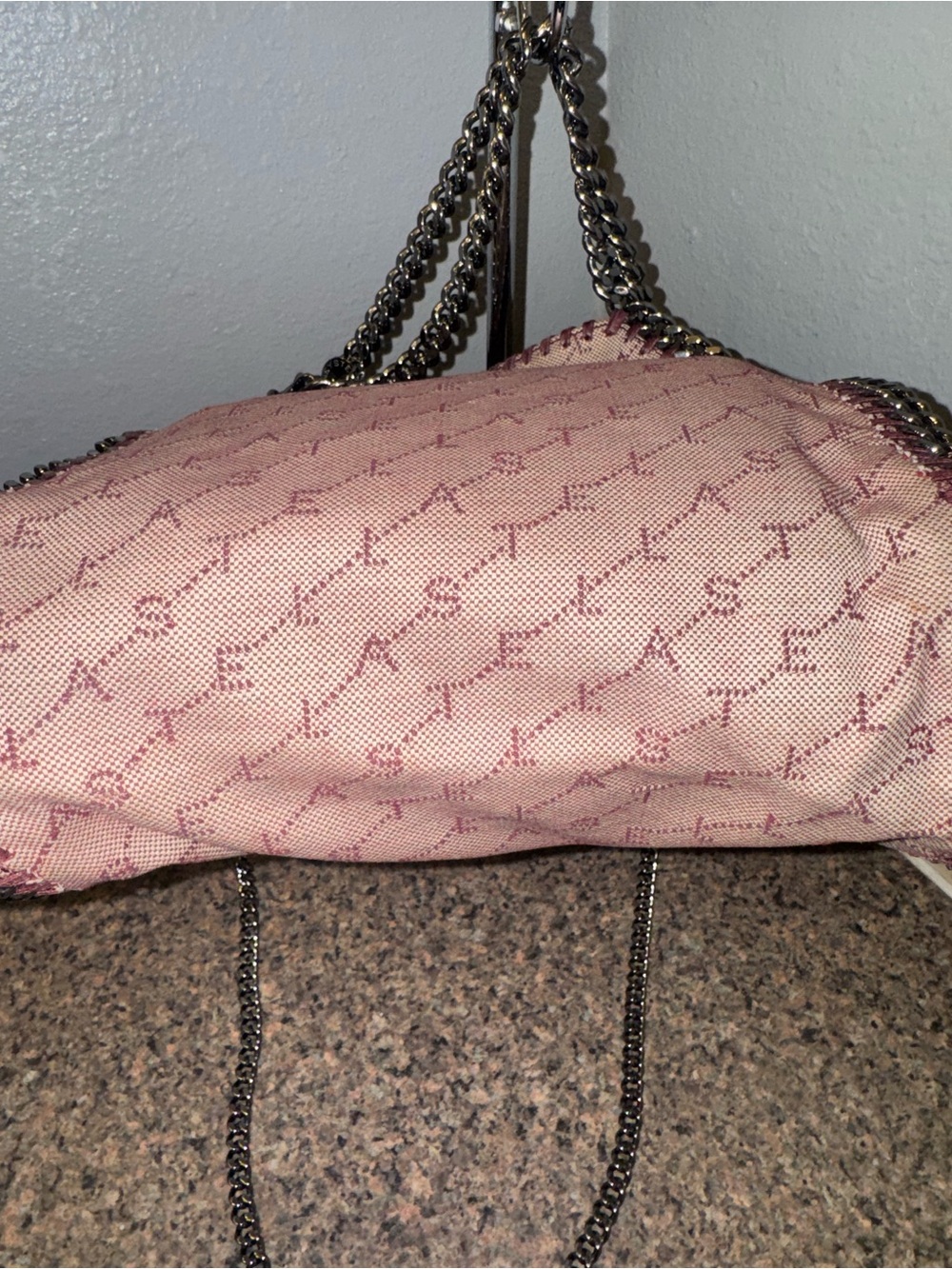Stella McCartney RARE Monogram Canvas Falabella Tote Shoulder Bag ✅AUTHENTIC✅ - Picture 6 of 9